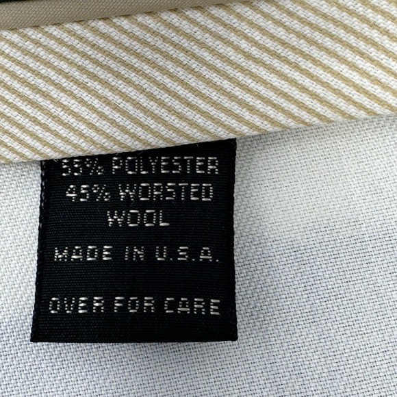 Neil Martin Men's Wool Blend Gray Pleated Pants Made in USA 38x32 - Picture 4 of 4